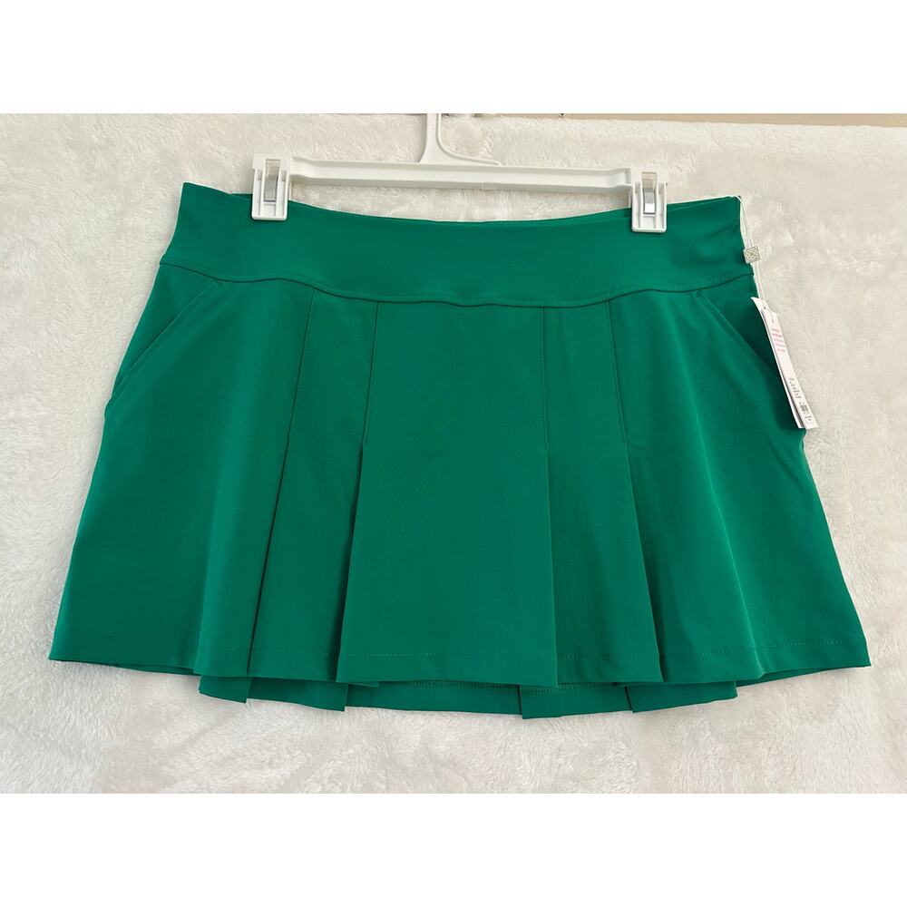 NWT Lilly Pulitzer Green Malaga Skort 16 XL Luxletic UPF 50